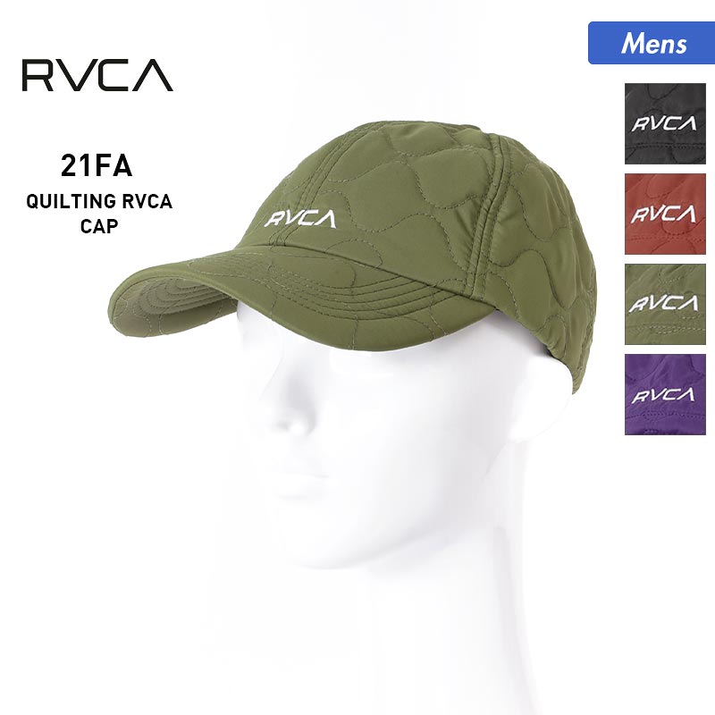 RVCA/ルーカ メンズ キャップ 帽子 BB042-930 ぼうし 紫外線対策 サイズ調節可能 アウトドア 男性用
