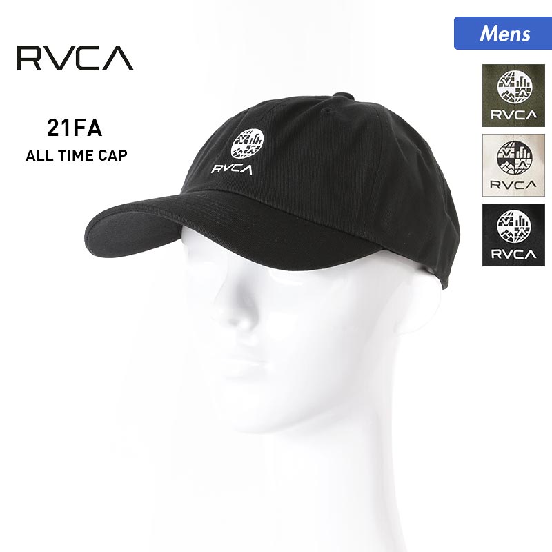 RVCA/ルーカ メンズ キャップ 帽子 BB042-932 ぼうし 紫外線対策 サイズ調節可能 アウトドア 男性用