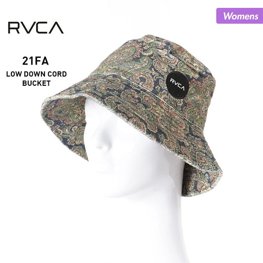 RVCA / 루카 여성 모자 모자 BB044-900 블러 버킷 모자 캐주얼 야외 자외선 대책 여성용 