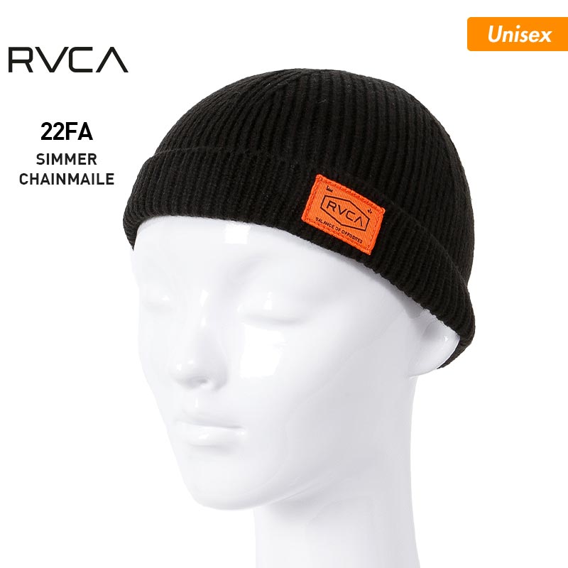 RVCA/Luka Men's &amp; Women's Double Knit Hat BC042-943 Hat Hat Watch Cap Folding Bifold Beanie Cold Protection Snowboard Snowboard Ski Men's Women's [Mail Delivery 22FW-05] 
