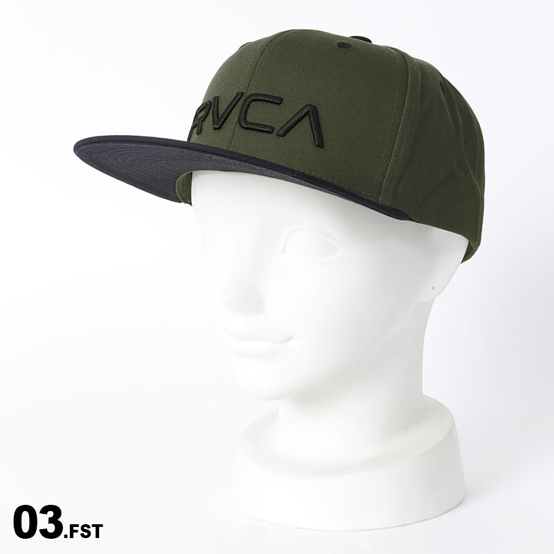 RVCA/ルーカ メンズ キャップ 帽子 BD042-948 ぼうし フラットバイザー 