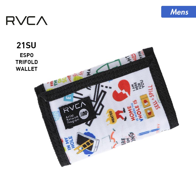 RVCA/Luca men's wallet BB041-985 wallet wallet card case coin purse coin case for men [mail delivery 21SS15] 