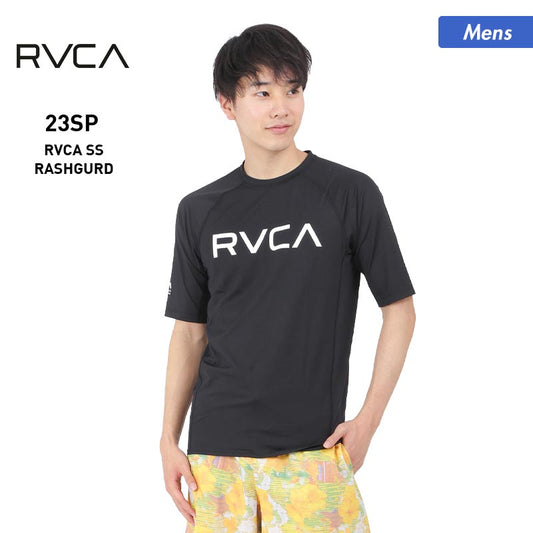 RVCA/Luca men's short-sleeved rash guard BD041-804 T-shirt type Tee-shirt UV cut swimsuit beach sea bathing pool for men [mail delivery 23SS-08] 