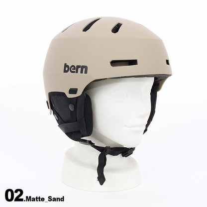 BERN/バーン メンズ＆レディース スノーヘルメット  TEAM_MACON2.0 プロテクター スノーボード  頭部保護 ウインタースポーツ 男性用 女性用