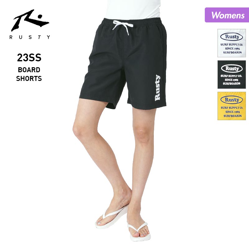 RUSTY Women's Surf Pants 923402 Board Shorts Surf Shorts Swimwear Sea Pants Sea Pants Surf Trunks Beach Swimming Pool For Women [Mail Delivery 23SS-10] 
