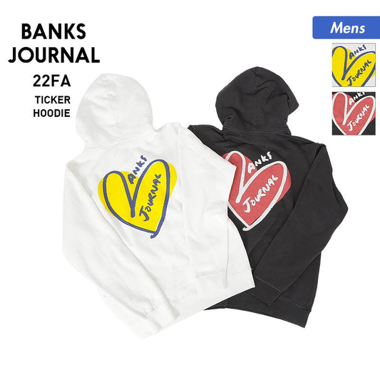 BANKS JOURNAL men's pullover hoodie AFL0353 pull hoodie hooded hooded hoodie logo long sleeve sweatshirt for men 
