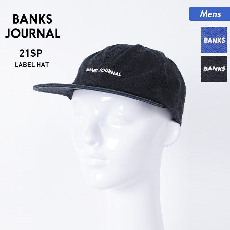 BANKS JOURNAL/バンクスジャーナル メンズ キャップ HA0135 帽子 ぼうし サイズ調節可能 紫外線対策 アウトドア 男性用