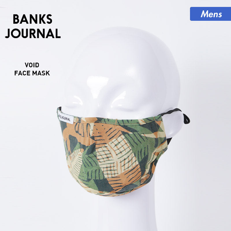 BANKS JOURNAL/バンクスジャーナル メンズ マスク AX0022 フェイスマスク 布マスク 飛沫防止 男性用