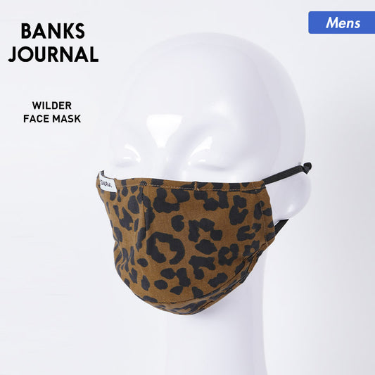 BANKS JOURNAL Men's Mask AX0020 Face Mask Cloth Mask Splash Prevention for Men 