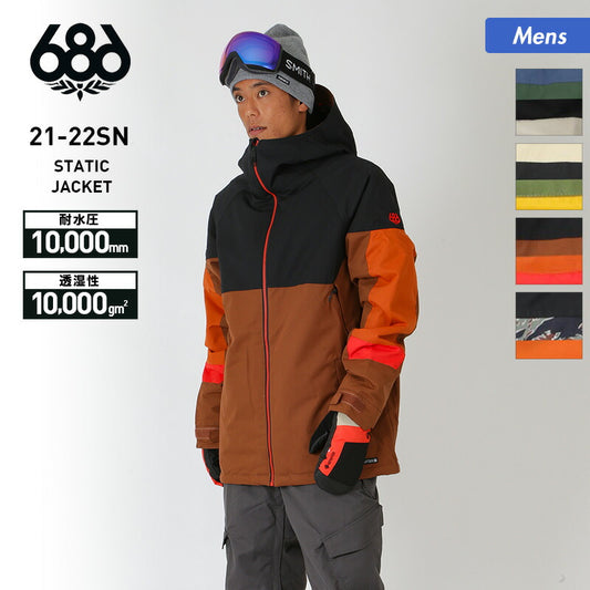686/シックスエイトシックス メンズ スノーボードウェア ジャケット 単品 M1W115 スノージャケット スノーウェア スノボウェア ウエア 上 スキーウェア 男性用