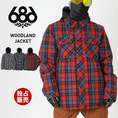[クリアランスセール] 686/シックスエイトシックス メンズ スノーボードウェア ジャケット 単品 M2W114 22-23 スノーウェア スノボウェア スノージャケット スキーウェア 2022-23 男性用
