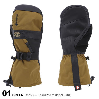 686/シックスエイトシックス メンズ GORE-TEX スノーミトングローブ  M2WGLV104 ゴアテックス スノーボード スキー ウインタースポーツ 防寒 手袋 手ぶくろ 男性用