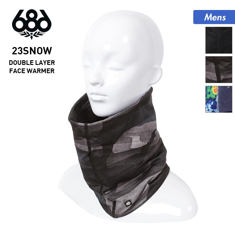 686/Six Eight Six Men's Neck Warmer M2WFMSK11 Neck Gaiter Neck Gaiter Face Mask for Cold Protection Skiing Snowboarding Snowboarding for Men [Mail Delivery 22FW-04] 