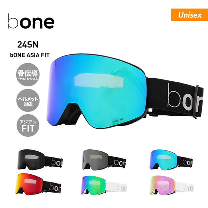 bone/ビーワン メンズ＆レディース スノーゴーグル bone-goggles 骨伝導イヤホンインカムヘルメット対応アジアンフィットトランシーバー男性用女性用