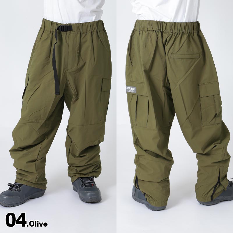 Republic & Co/リパブリック メンズ スノーウェアパンツ 7TH_CHAMBER_CARGO_PANTS スノーパンツ スノボウェア スノーウェア スキーウェア 下 男性用