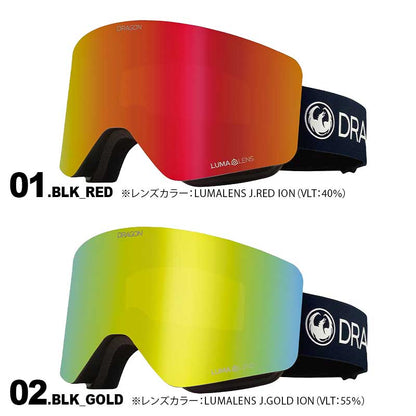 DRAGON/ドラゴン メンズ＆レディース 平面ゴーグル  R1スノーボードスキーウインタースポーツ保護スノボゴーグルUVカットメガネ対応男性用女性用